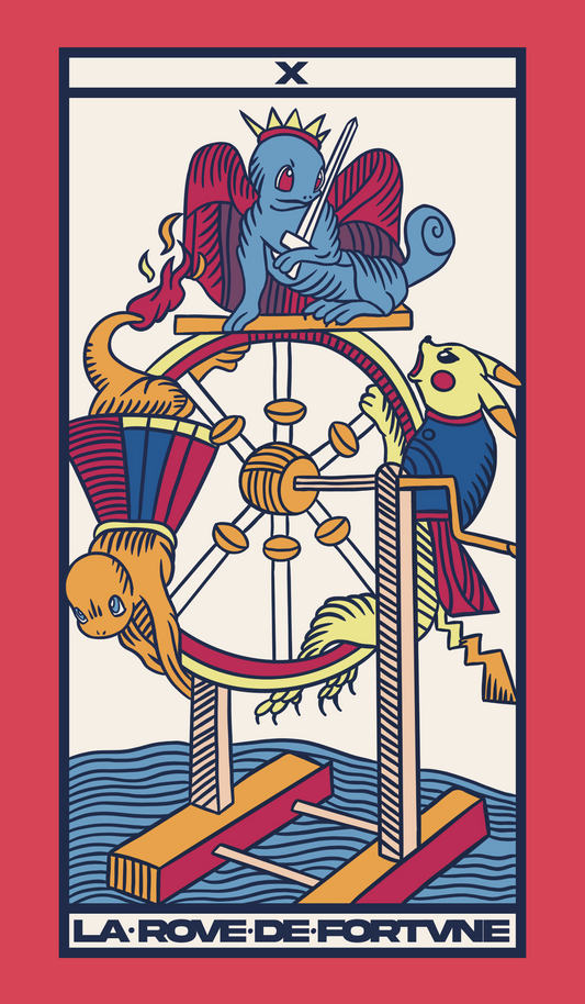 TAROT DE MARSEILLE - LA ROUE DE FORTUNE x POKéMON