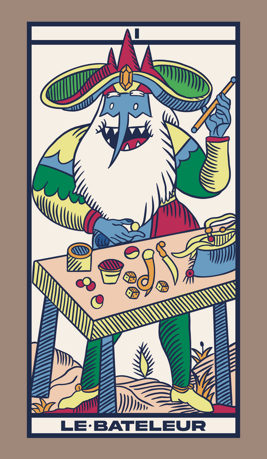 TAROT DE MARSEILLE - LE BATELEUR x ICE KING