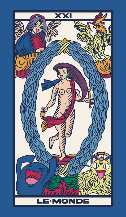 TAROT DE MARSEILLE - LE MONDE x TEAM ROCKET