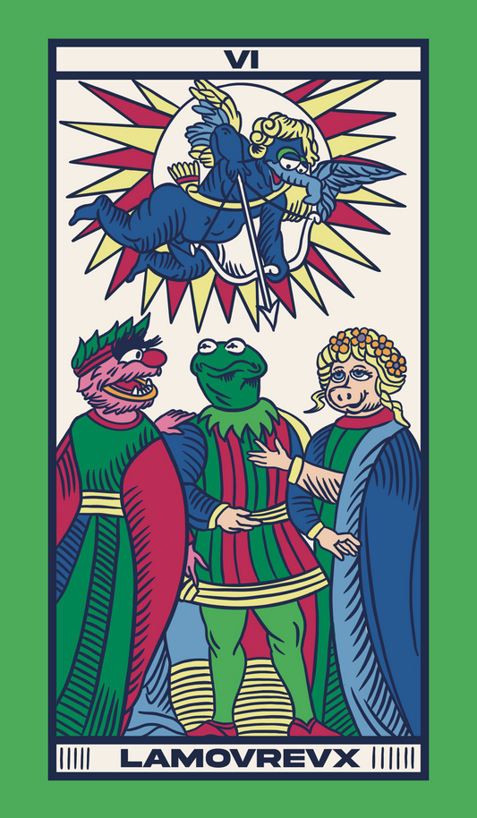 TAROT DE MARSEILLE - L'AMOUREUX x THE MUPPETS