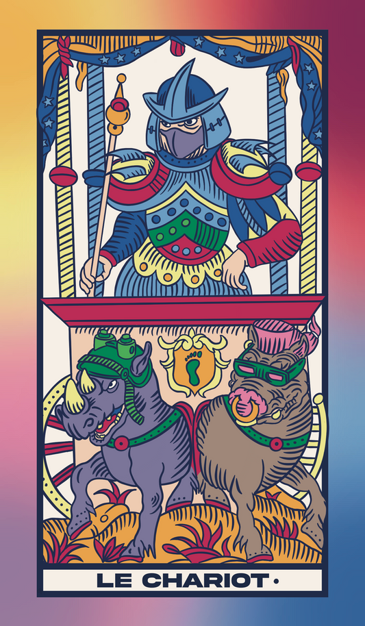 TAROT DE MARSEILLE - LE CHARIOT x THE SHREDDER